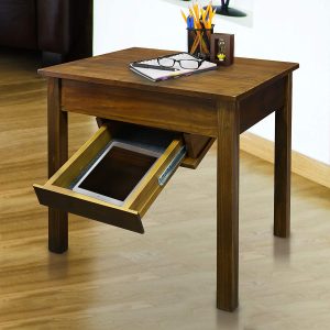 Casual Home Kennedy End Table with Concealed Drawer