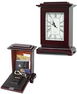 Mantle Clock Safe Concealment Hidden Storage Compartment